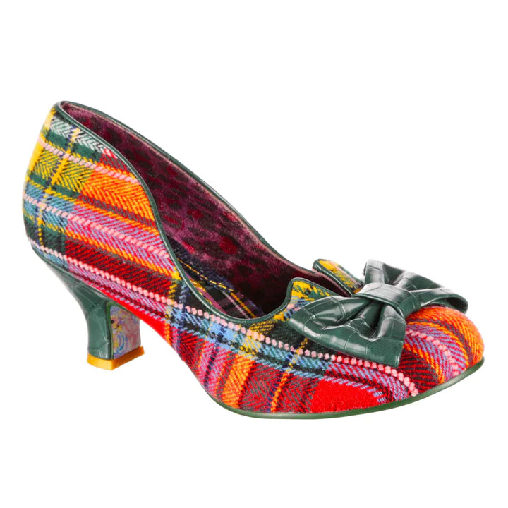 Dazzle Razzle green and red by Irregular Choice – Isabel's Retro