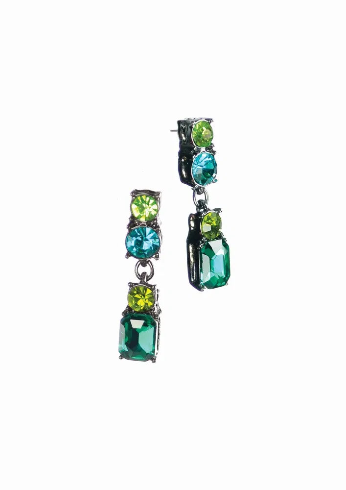 Dorothy Drops - Gun Metal, Green & Greener
