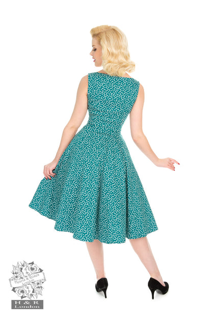 La Rosa Dotty Swing Dress by Hearts and Roses
