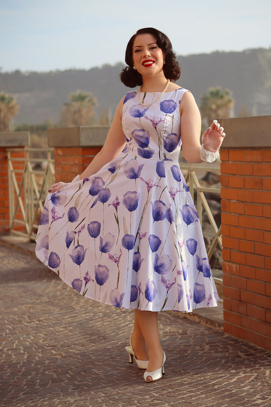 Cathy Floral Swing Dress by Hearts and Roses