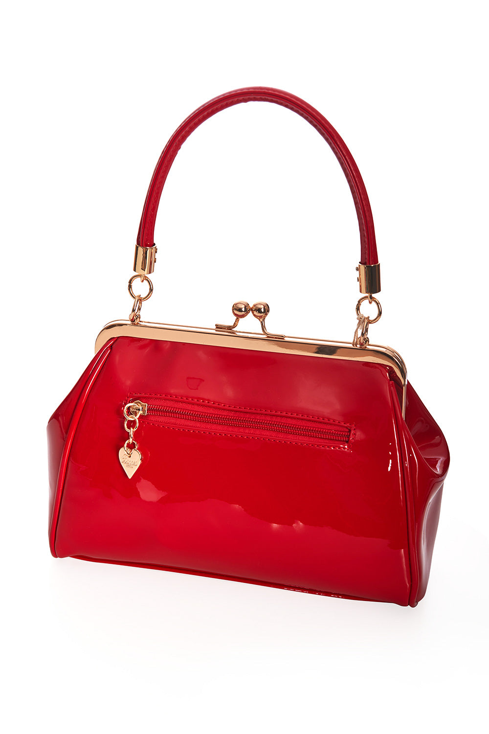 Red shiny purse outlet