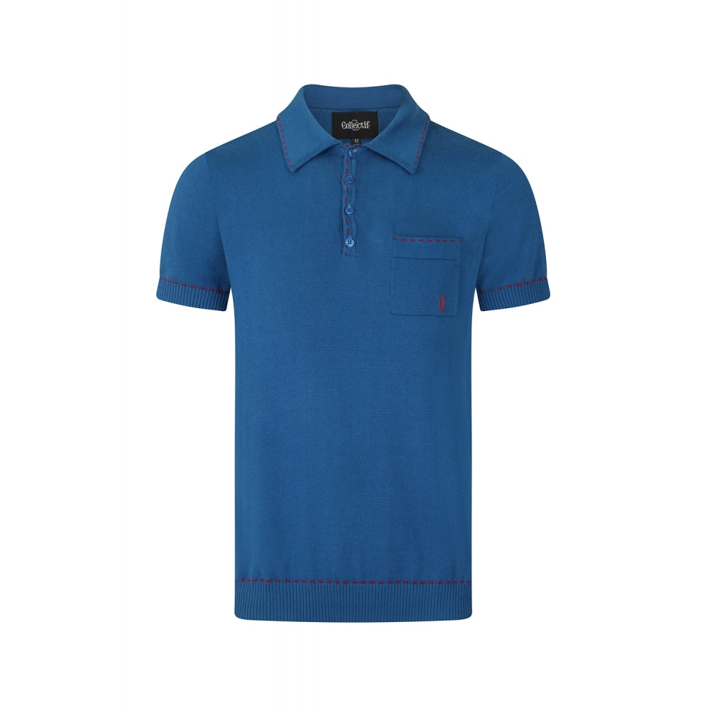 PERU KNITTED DALSTON POLO - Isabel’s Retro & Vintage Clothing