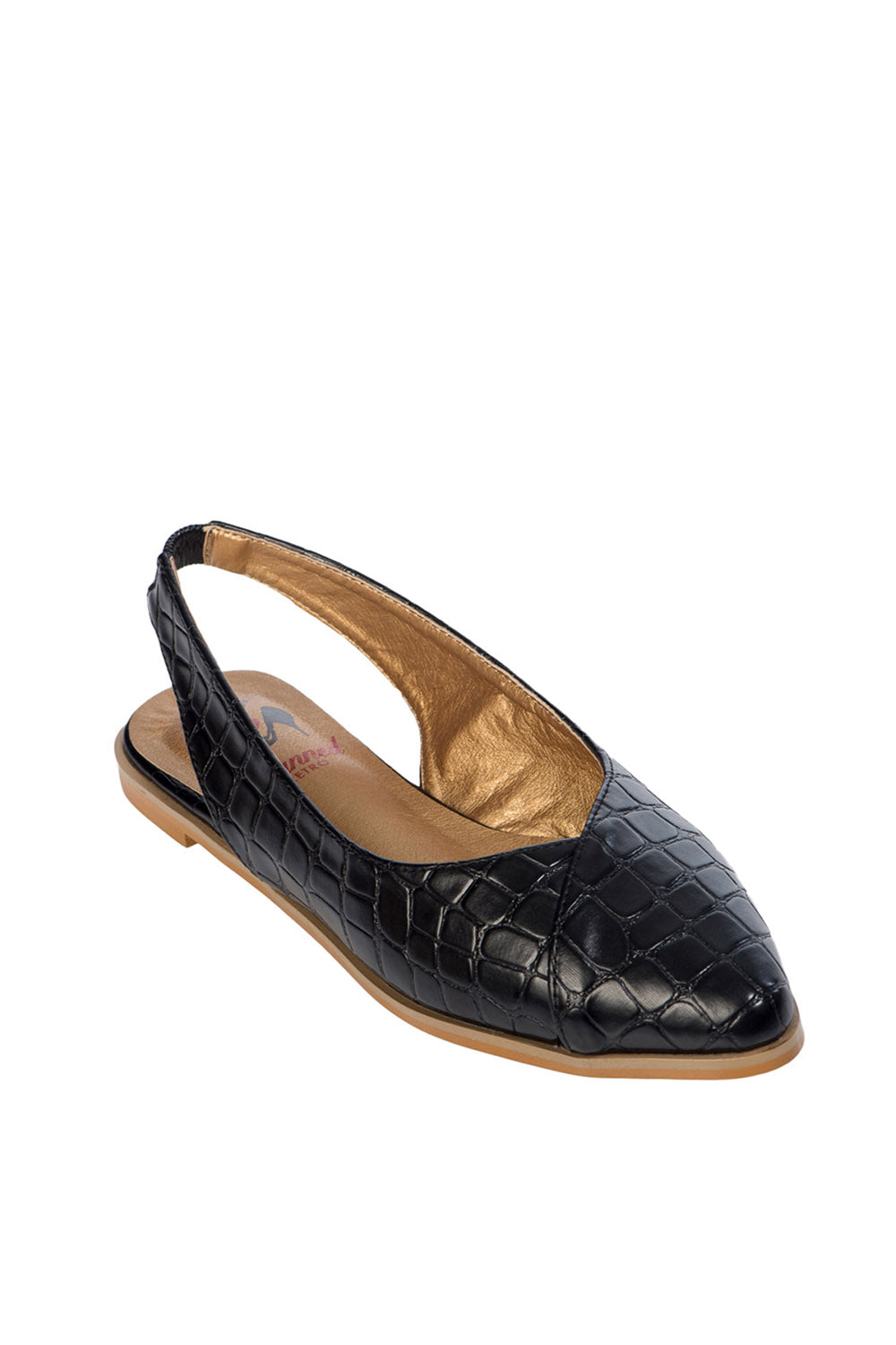 Pointed sling backs - Black - Isabel’s Retro & Vintage Clothing