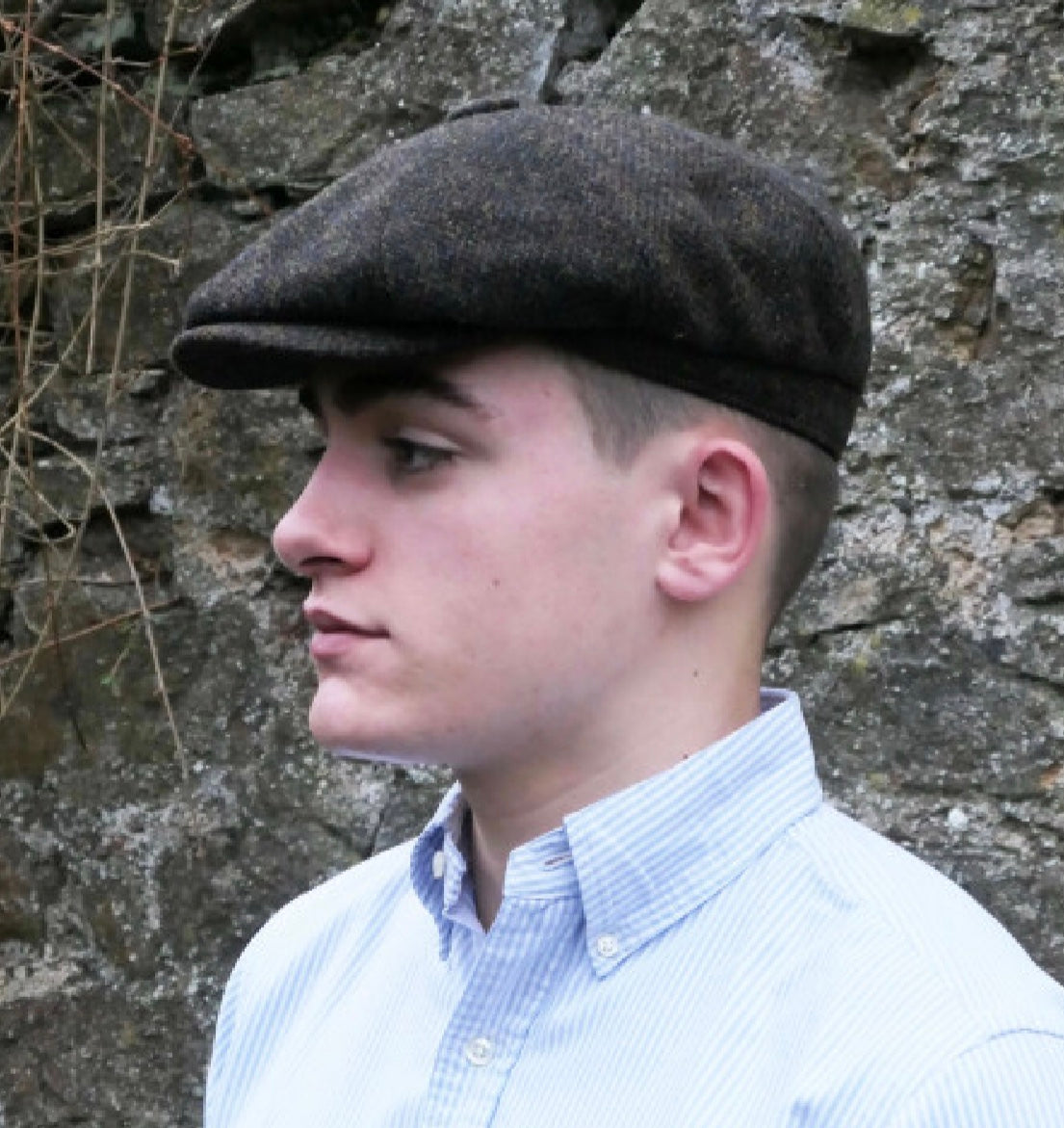 Harris Tweed Shelby Cap - Isabel’s Retro & Vintage Clothing