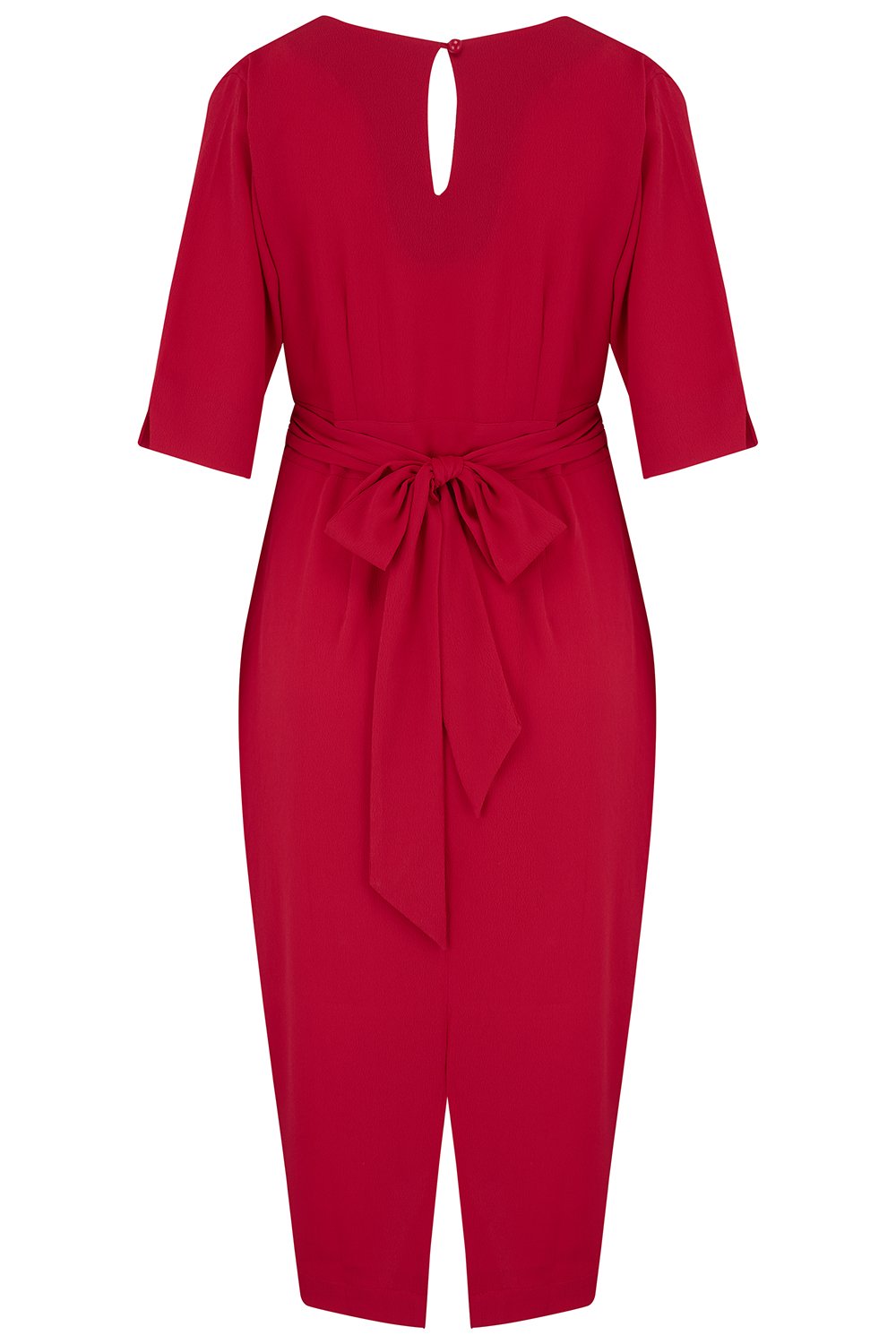 Evelyn wiggle dress red - Isabel’s Retro & Vintage Clothing