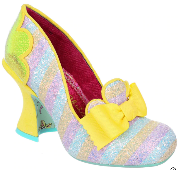 Fleur De Lis in Yellow by Irregular Choice - Isabel’s Retro & Vintage Clothing