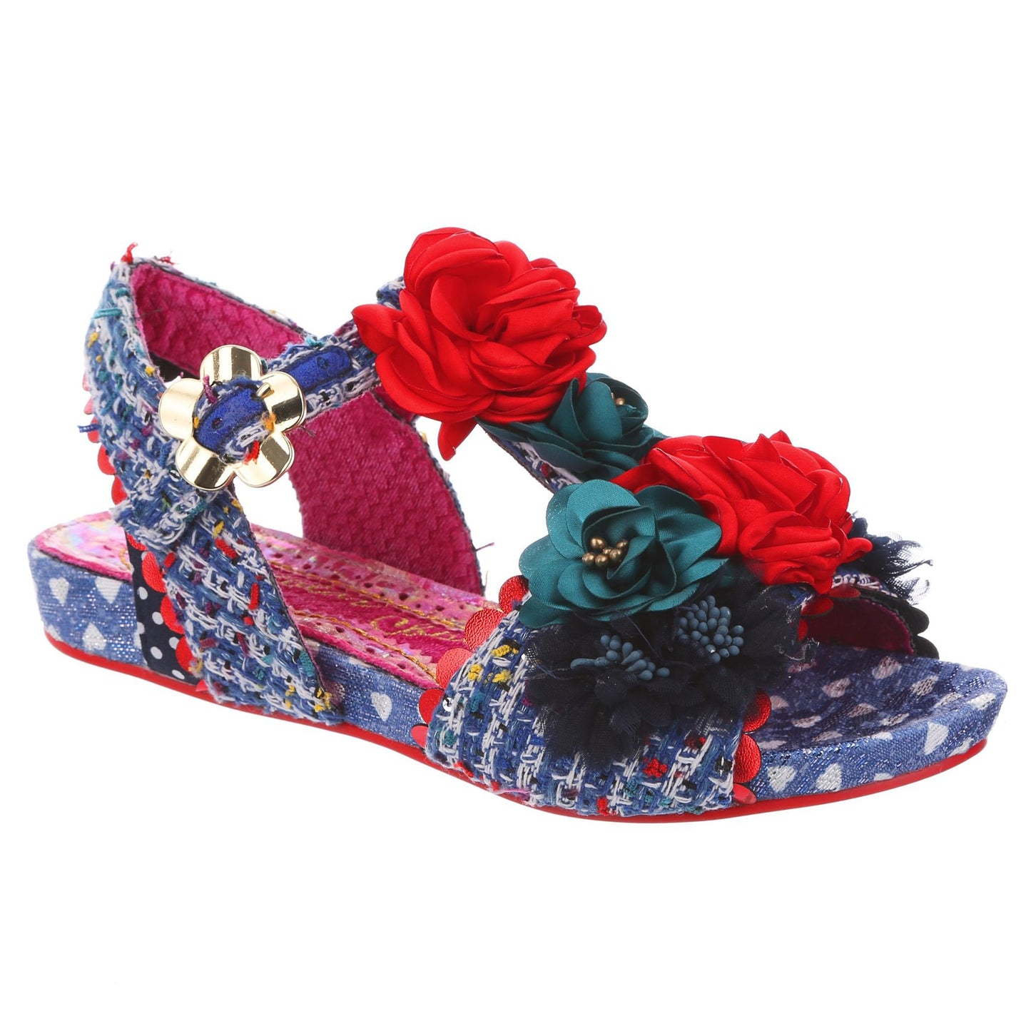 Irregular Choice Blossoming Beauty in Blue - Isabel’s Retro & Vintage Clothing