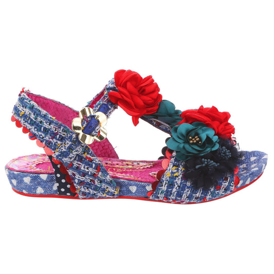 Irregular Choice Blossoming Beauty in Blue - Isabel’s Retro & Vintage Clothing