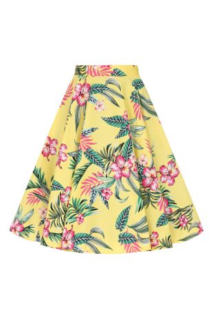 Kalani Skirt - Yellow - Isabel’s Retro & Vintage Clothing