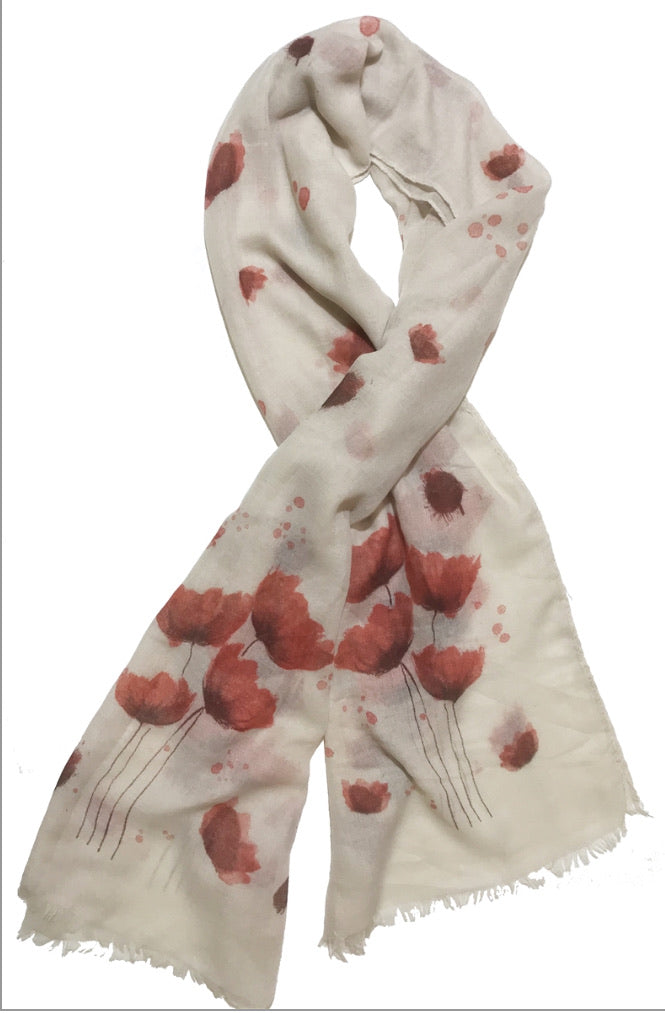 Poppy scarf - Isabel’s Retro & Vintage Clothing