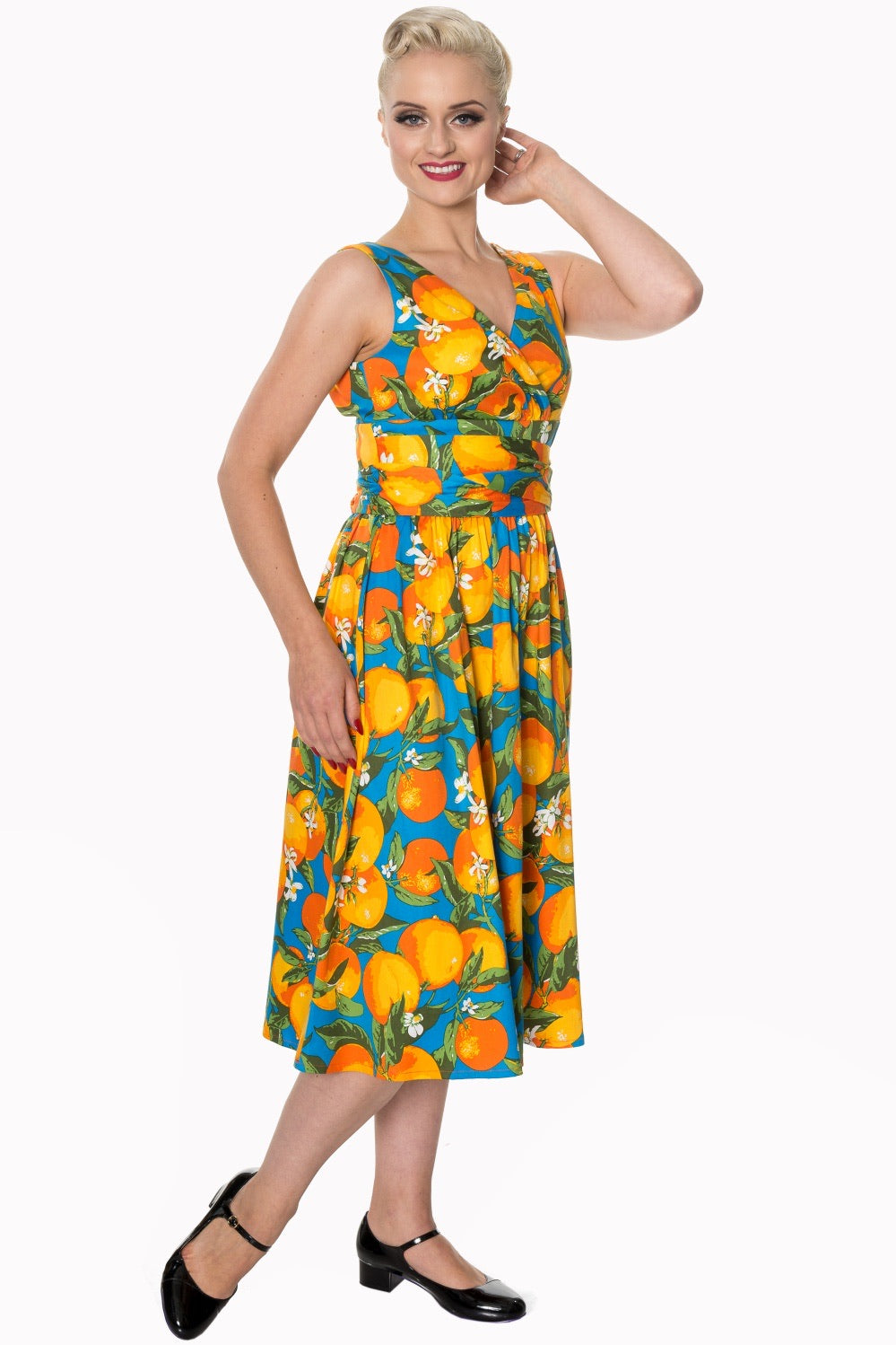 Orange Dress - Isabel’s Retro & Vintage Clothing