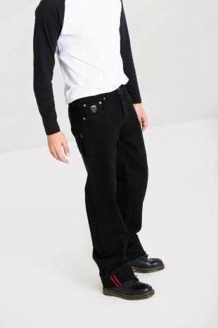 Loose Larry jeans black - Isabel’s Retro & Vintage Clothing