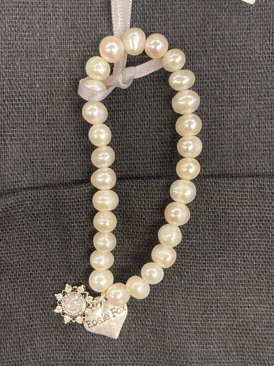 Ivory Pearl Bracelet by Rosie Fox - Isabel’s Retro & Vintage Clothing