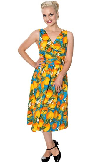 Orange Dress - Isabel’s Retro & Vintage Clothing