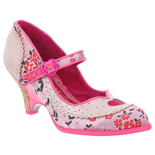 Irregular Choice Splendid Story in Pink - Isabel’s Retro & Vintage Clothing