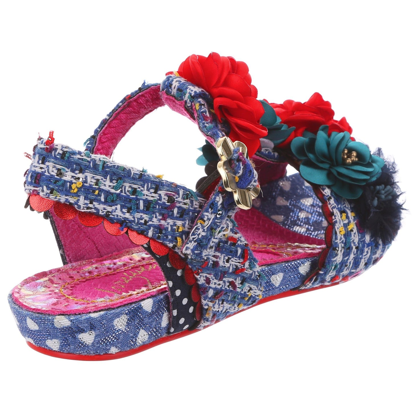 Irregular Choice Blossoming Beauty in Blue - Isabel’s Retro & Vintage Clothing