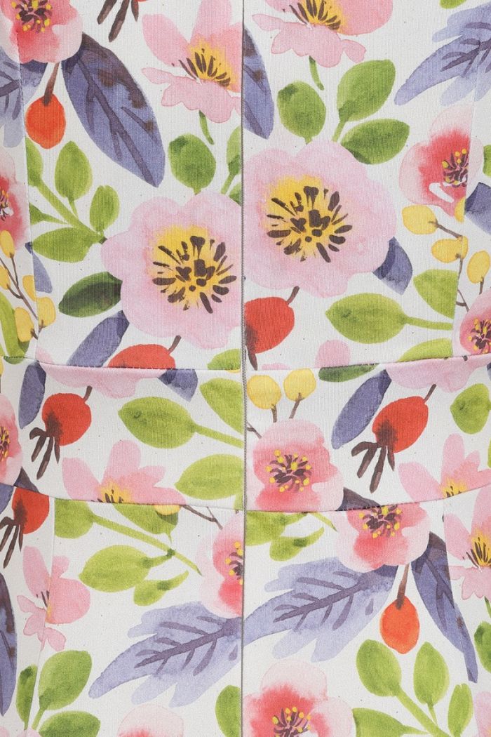Elsie Dress - Pink Poppy - Isabel’s Retro & Vintage Clothing